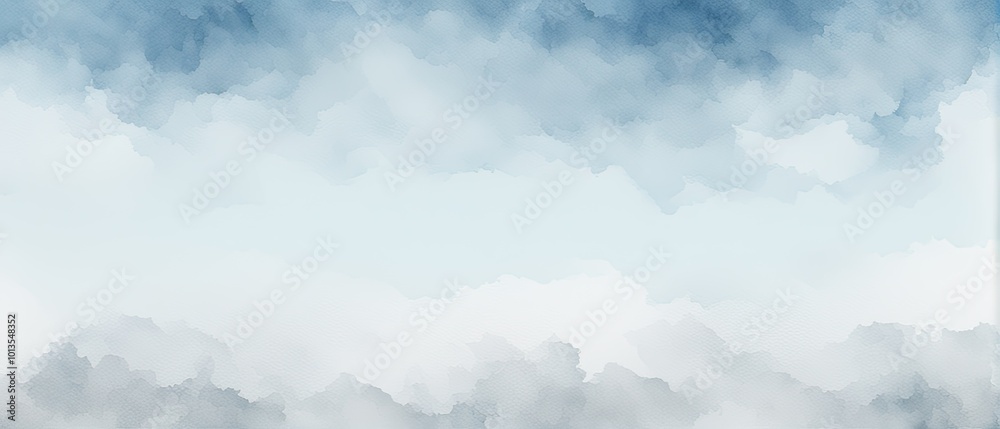 Abstract Watercolor Cloudscape Abstract Watercolor Cloudscape