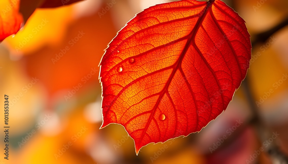 Imagine a close-up photograph of a vibrant autumn leaf, showcasing its intricate details against a soft, complementary background. Imagine a close-up photograph of a vibrant autumn leaf, showcasing its intricate details against a soft, complementary background.