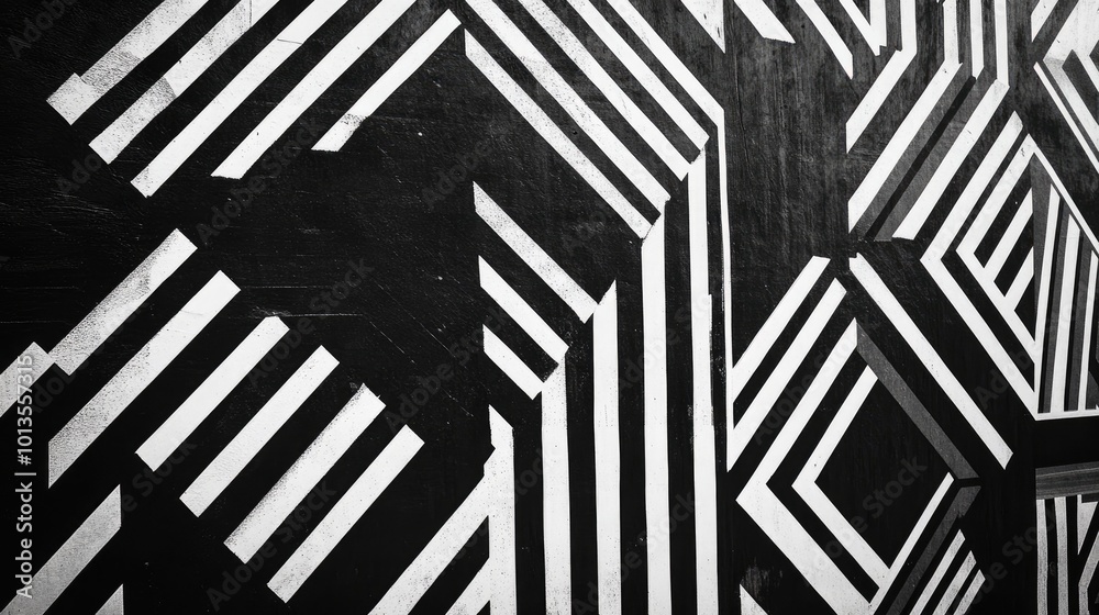 High-resolution geometric lines pattern in bold black and white, creating a mesmerizing background of intersecting shapes and angles for a modern design aesthetic. High-resolution geometric lines pattern in bold black and white, creating a mesmerizing background of intersecting shapes and angles for a modern design aesthetic.