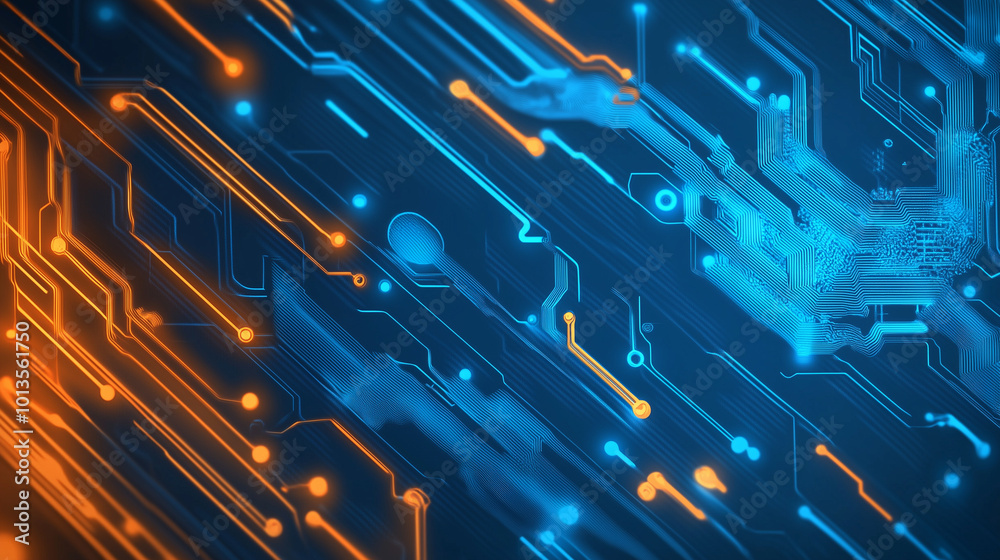 Future Microcircuit Background for IT Consulting Postcard Future Microcircuit Background for IT Consulting Postcard