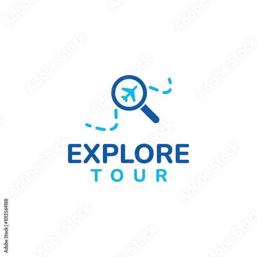 Explore tour line icon. Culinary. Gastronomic tour. Tourism types concept. Isolated vector Logo . Editable stroke