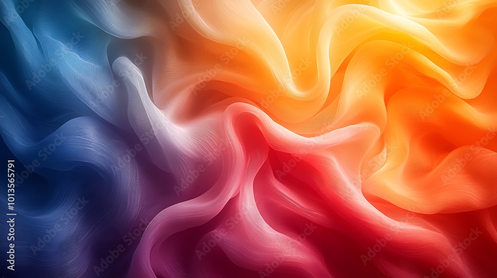 Fototapeta premium Soft Gradients Transitioning in Warm Tones