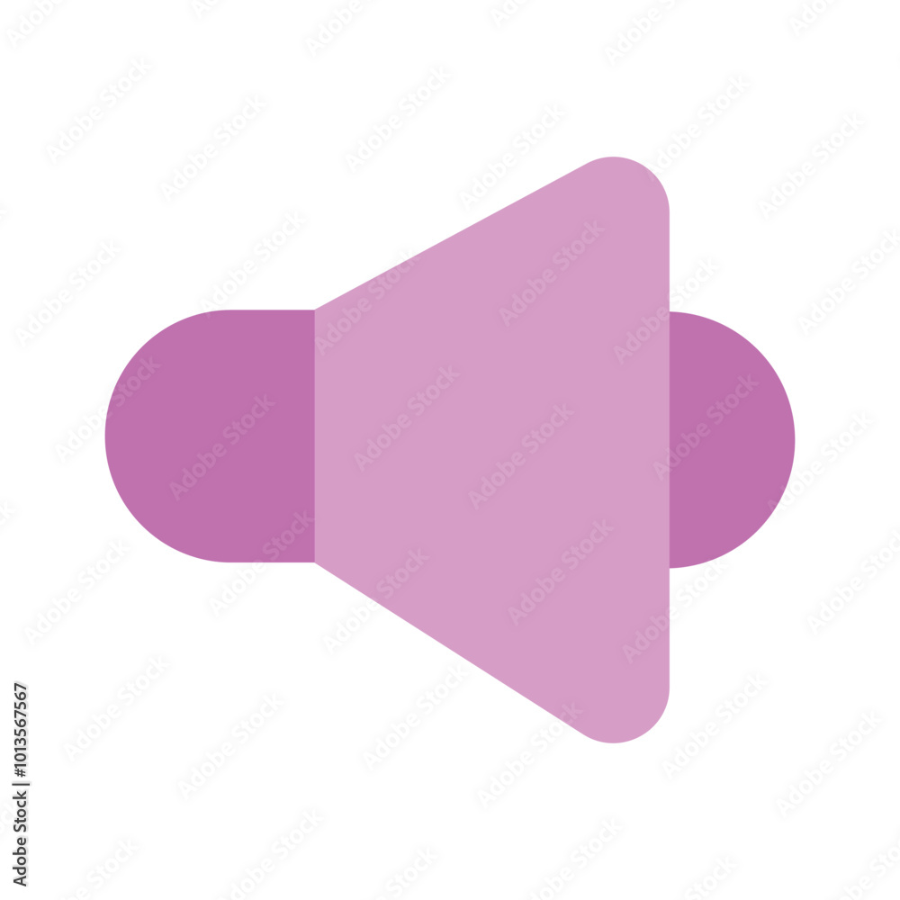A speaker symbolizing sound, announcements, or broadcasting A speaker symbolizing sound, announcements, or broadcasting
