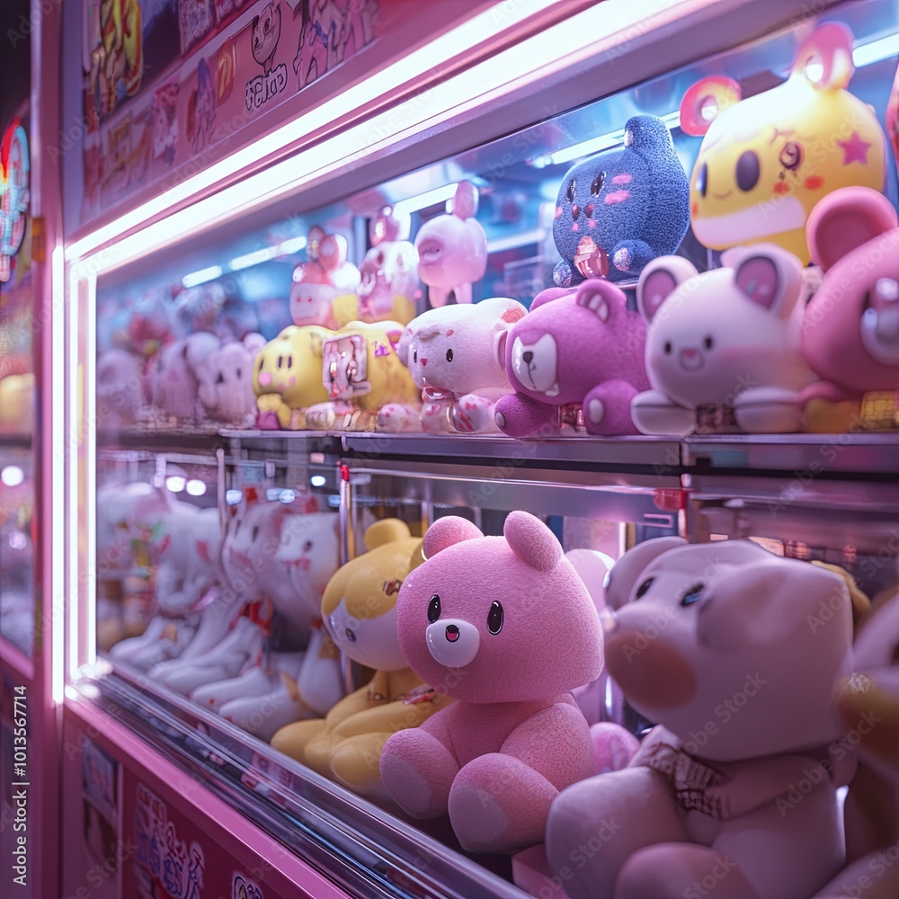 Obraz premium Claws for claw machines in the arcade