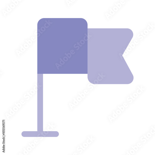 A flag icon representing a goal, milestone, or achievement