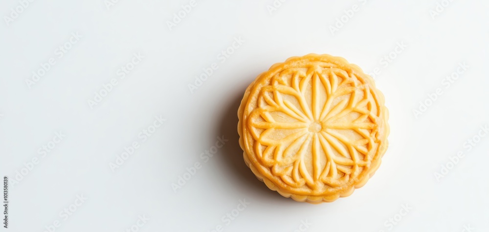 Ornate cookie on a white isolated background. Ornate cookie on a white isolated background.