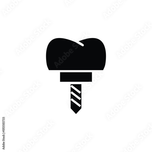 Dental Screw Implants. Dental Care, Dentistry, Dental Health Concept.