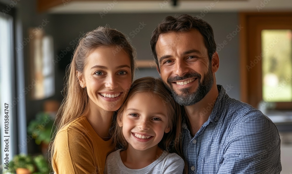 A joyful, ecoconscious family embraces in front of their modern home equipped with efficient solar panels on the roof, symbolizing a commitment to green energy and sustainable, Generative AI A joyful, ecoconscious family embraces in front of their modern home equipped with efficient solar panels on the roof, symbolizing a commitment to green energy and sustainable, Generative AI