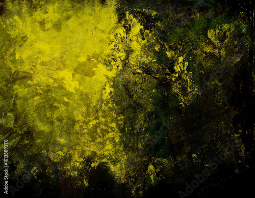 Abstrat Yellow Background With Industrial Vibe and Copy Space