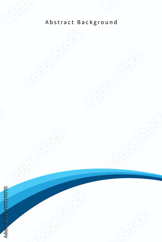 abstract blue wave background