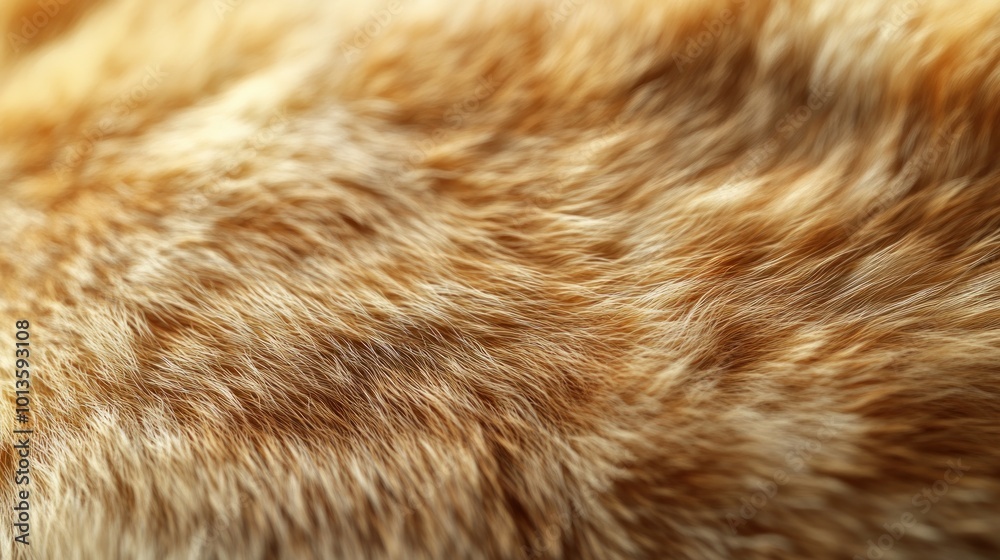 Close-up of soft, golden fur texture, showcasing its warmth and detail. Close-up of soft, golden fur texture, showcasing its warmth and detail.