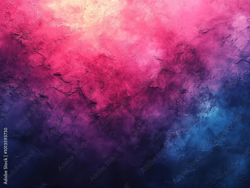 Fototapeta premium vibrant abstract gradient background featuring shades of pink magenta blue and purple with a grainy texture effect perfect for web banners headers or promotional designs