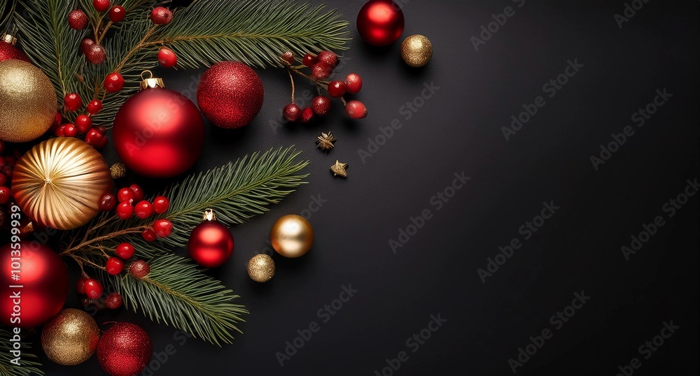 Christmas Greeting Card | New Year Background Greeting Card