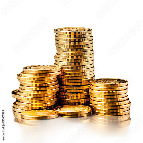 stack of golden coins