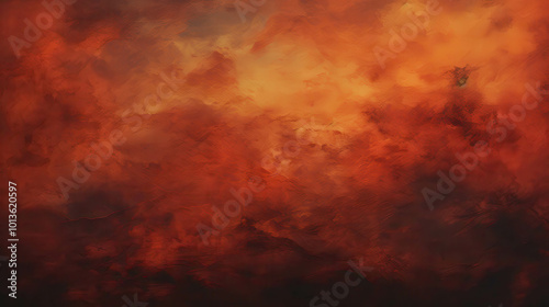 Abstract Oil Texture with Warm Background Hues