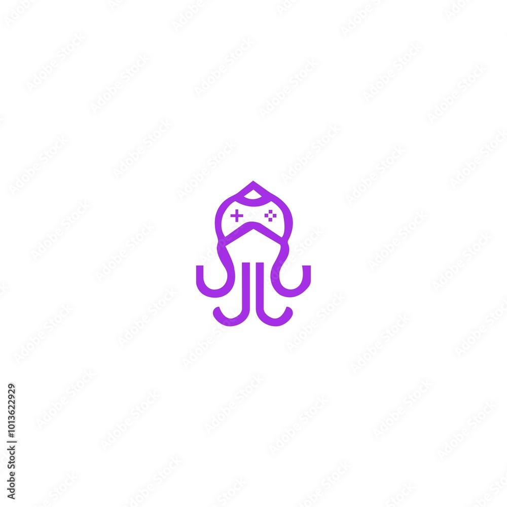 Octopus vector logo template illustration design