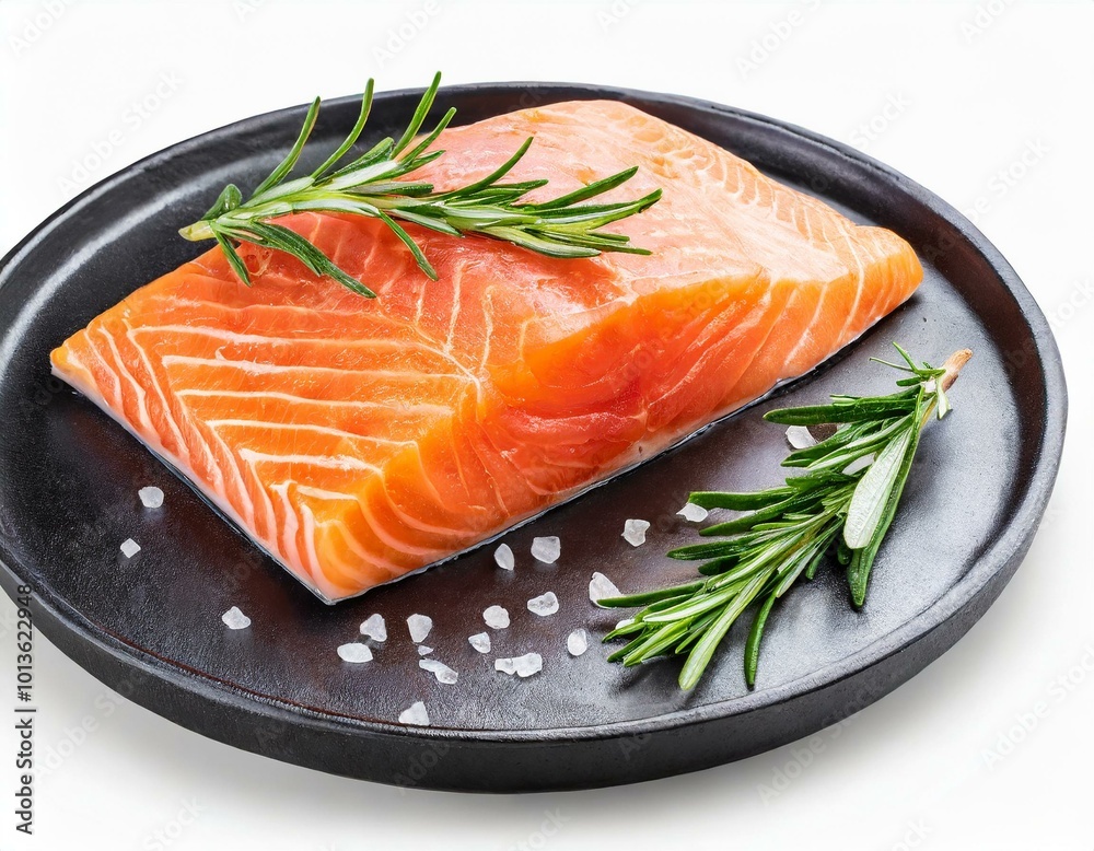 fresh salmon fish fillet isolated on white background fresh salmon fish fillet isolated on white background