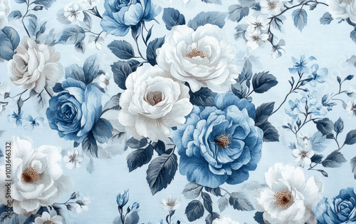 Vintage floral texture art background