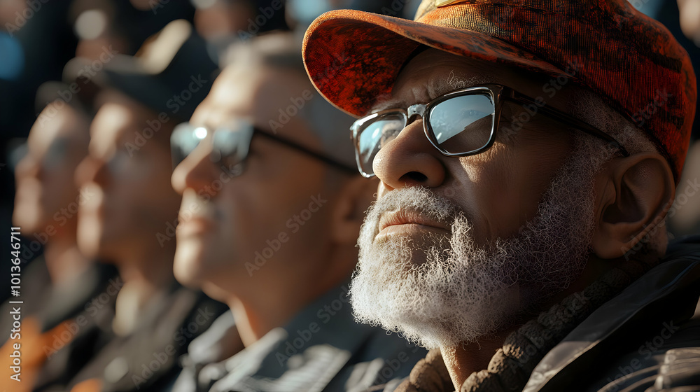 3D Veterans Day Ceremony: A Touching Candid Shot of Family Members Honoring Loved Ones - Emotional Connections Captured in Heartfelt Moments 3D Veterans Day Ceremony: A Touching Candid Shot of Family Members Honoring Loved Ones - Emotional Connections Captured in Heartfelt Moments