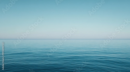 Wallpaper Mural Stunning view of the sea beneath Europe, calm blue waters, no fish, with ample room for copy. Torontodigital.ca
