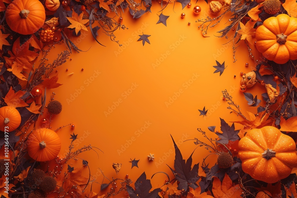 Halloween Party Frame Border Background Halloween Party Frame Border Background