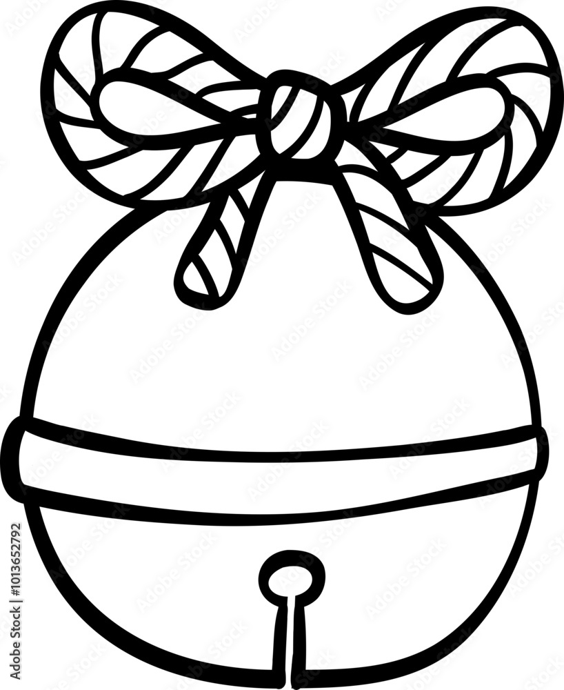 Cowboy christmas bell with rope Cowboy christmas bell with rope