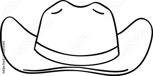 cowboy hat doodle