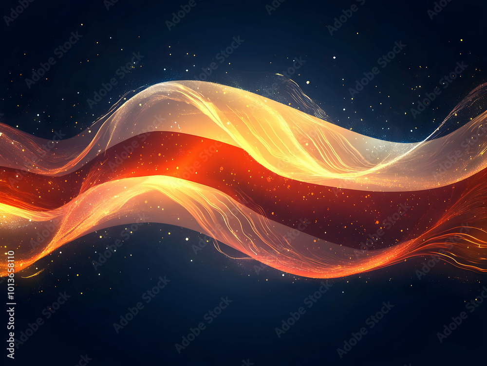 Flat Glowing Abstract Indonesian Flag Design - Pride of the Nation Banner Concept with Digital Effects for Hari Pahlawan Flat Glowing Abstract Indonesian Flag Design - Pride of the Nation Banner Concept with Digital Effects for Hari Pahlawan