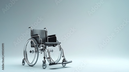 Wheelchair for Disabled Patient in Medical Facility