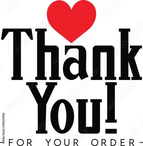 Thank You for Your Order. Elegant Thank You for Your Order Design with Stylish Graphics. Sophisticated Thank You for Your Purchase Image with Modern Elements. Chic Thank You for Your Order Graphic