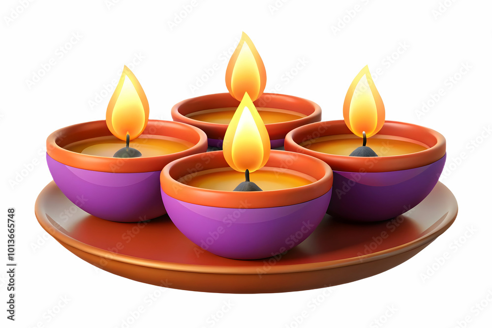 Flat Glossy Diwali Candles with Glowing Halos in Circular Arrangement on Vibrant Background | Festive Vector Illustration Reflecting Joy and Warmth of Diwali Celebrations Flat Glossy Diwali Candles with Glowing Halos in Circular Arrangement on Vibrant Background | Festive Vector Illustration Reflecting Joy and Warmth of Diwali Celebrations
