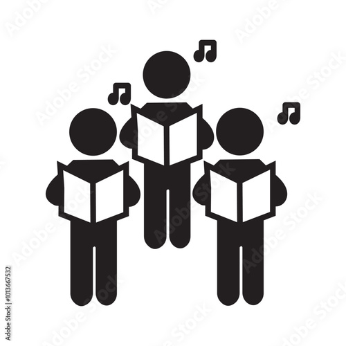 This Choir icon is suitable for music