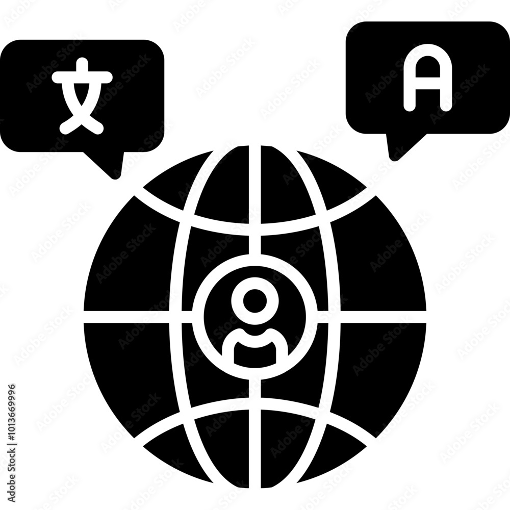 Multilingual icon Multilingual icon