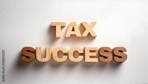  Tax Success word