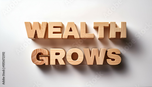 Wealth Grows word