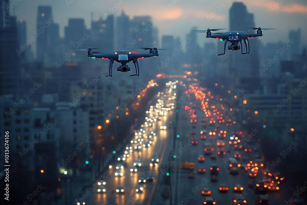 A smart city of the future with drones and autonomy A smart city of the future with drones and autonomy