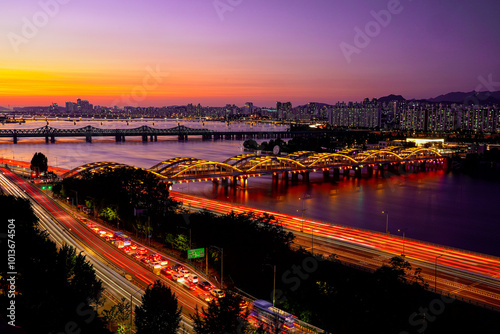 Canvas Print 서울 야경