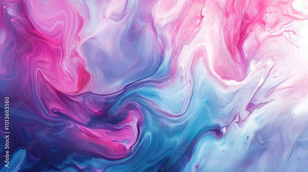 An abstract swirl of vibrant pink and blue colors, creating a dynamic and fluid visual effect. An abstract swirl of vibrant pink and blue colors, creating a dynamic and fluid visual effect.