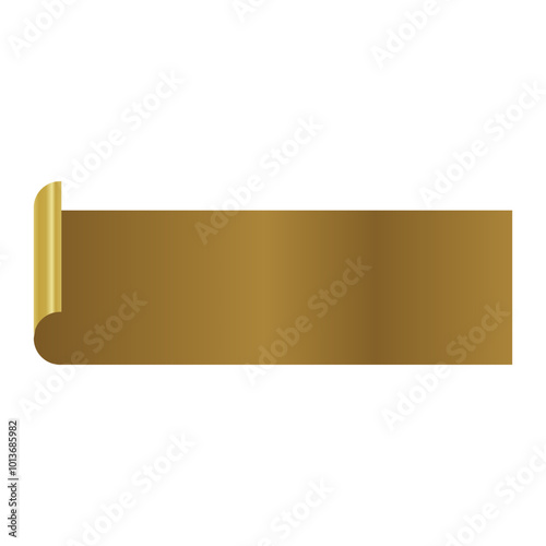 luxury gold ribbon