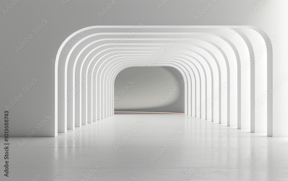 Minimalist modern art building space structure Minimalist modern art building space structure
