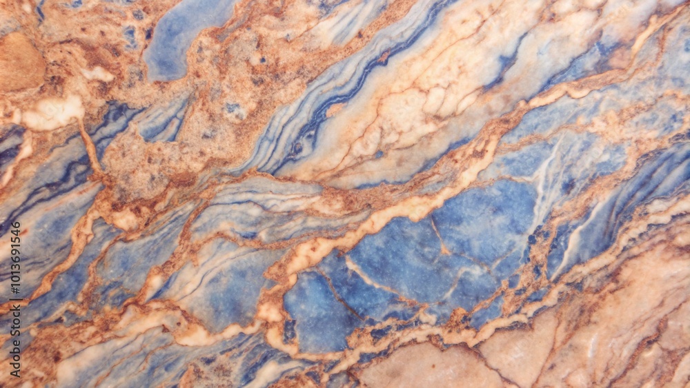 Abstract blue and brown marble background texture. Abstract blue and brown marble background texture.