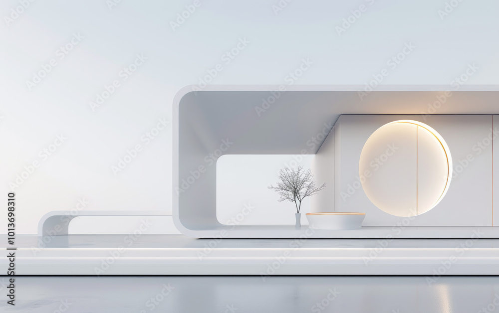 Minimalist modern architecture and spatial structure
Minimalist modern architecture and spatial structure