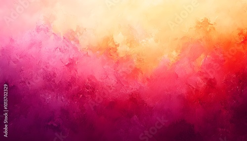 Vibrant fuchsia to sunset orange gradient, with soft blurred transitions and glowing edges