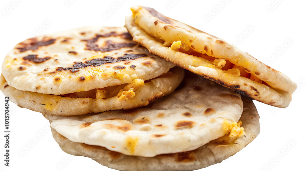 Arepas fast food isolated on transparent background, PNG Arepas fast food isolated on transparent background, PNG