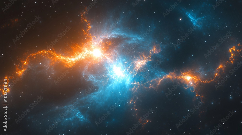 Colorful Space Galaxy Cloud Nebula with Starry Night Cosmos: Supernova Universe Background Colorful Space Galaxy Cloud Nebula with Starry Night Cosmos: Supernova Universe Background