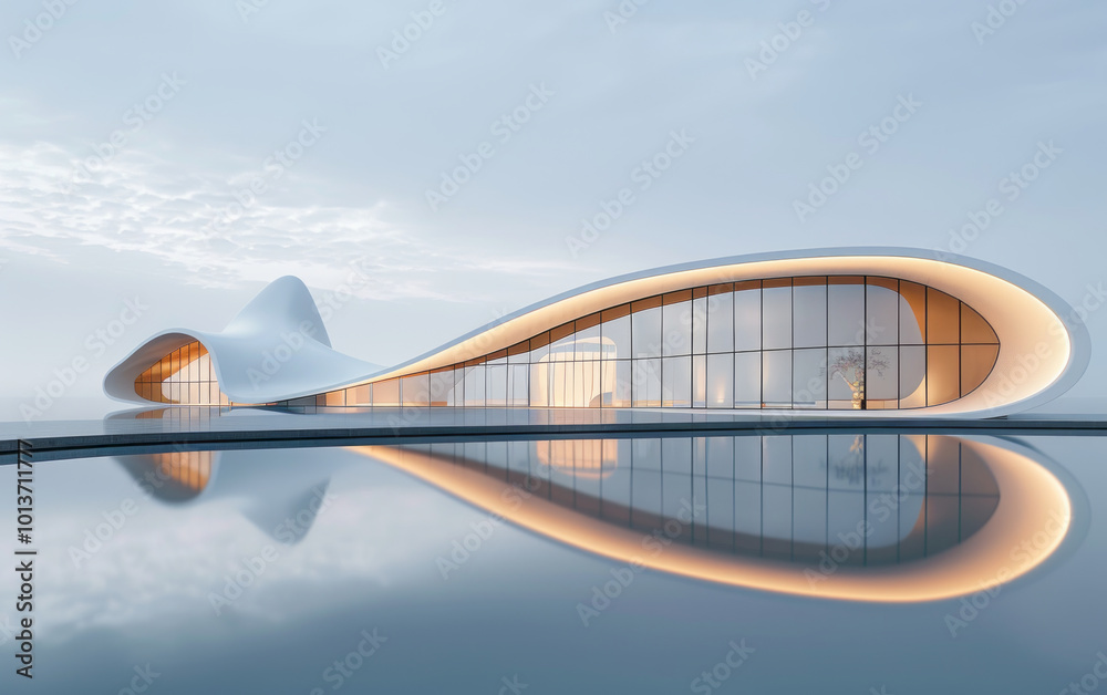 Minimalist modern architecture and spatial structure
Minimalist modern architecture and spatial structure