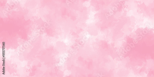 Abstract rose pink Watercolor background. bright and shinny lovely soft texture for design. Decorative soft pink paper texture. brush painted fantasy pastel pink watercolor background.