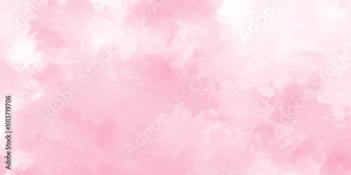 Abstract rose pink Watercolor background. bright and shinny lovely soft texture for design. Decorative soft pink paper texture. brush painted fantasy pastel pink watercolor background.
