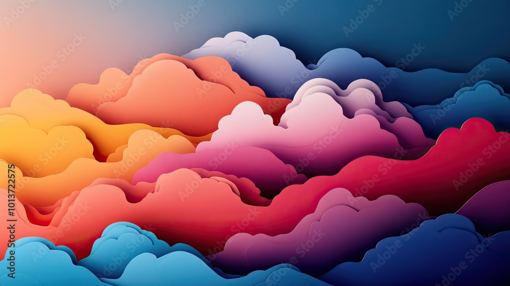 Isolated clouds on a dark background featuring textured smoke and a brush effect create a striking abstract composition Isolated clouds on a dark background featuring textured smoke and a brush effect create a striking abstract composition