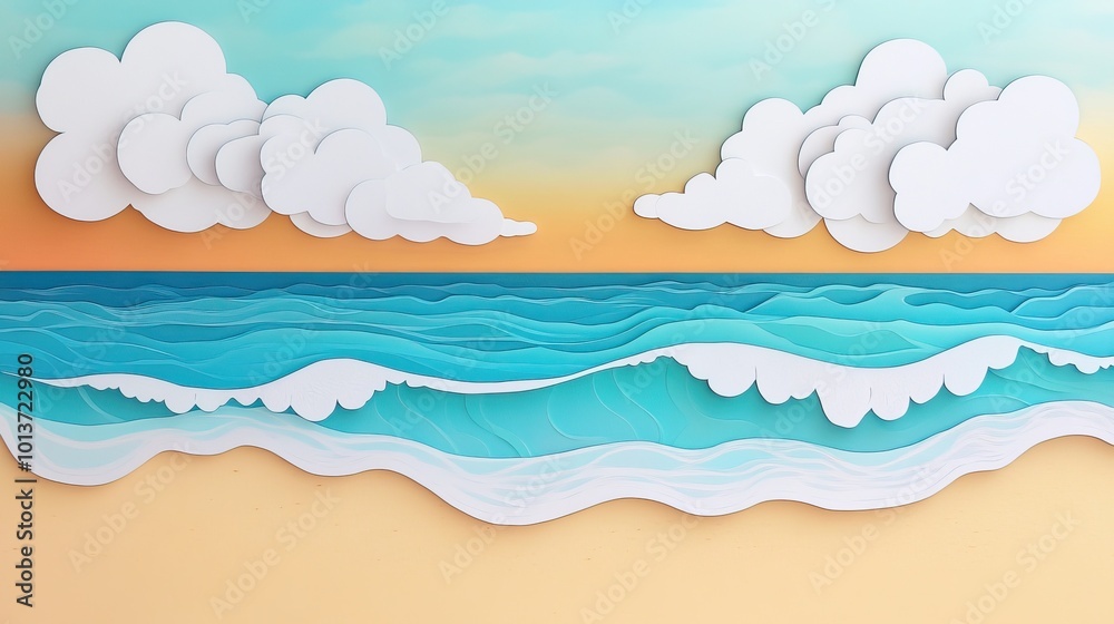 Gentle calming waves lapping onto a beach under a moody overcast sky Serene ocean waves gently washing onto a sandy shore under a cloudy sky Gentle calming waves lapping onto a beach under a moody overcast sky Serene ocean waves gently washing onto a sandy shore under a cloudy sky